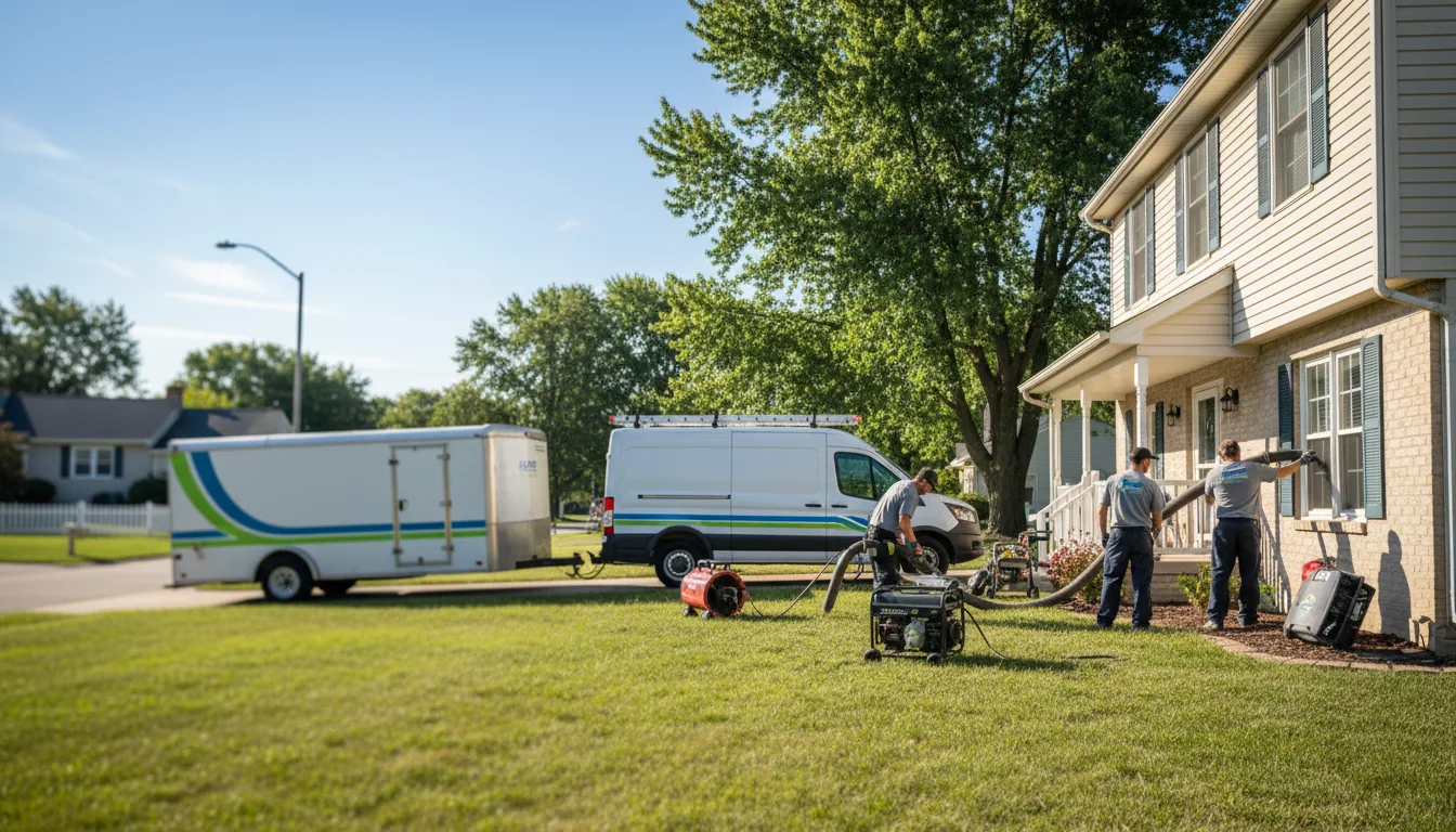 Flooded Basement Restoration And Cleanup With Repair in Fort Riley, KS near me